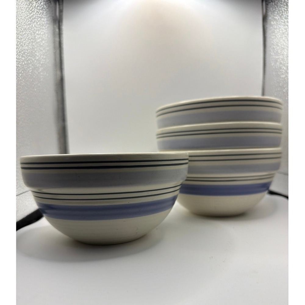 4 Rio Soup Bowls Pfaltzgraff Hand Painted Cereal Bowl